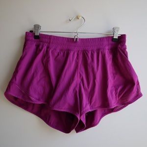 Purple LuLu Lemon Running Shorts